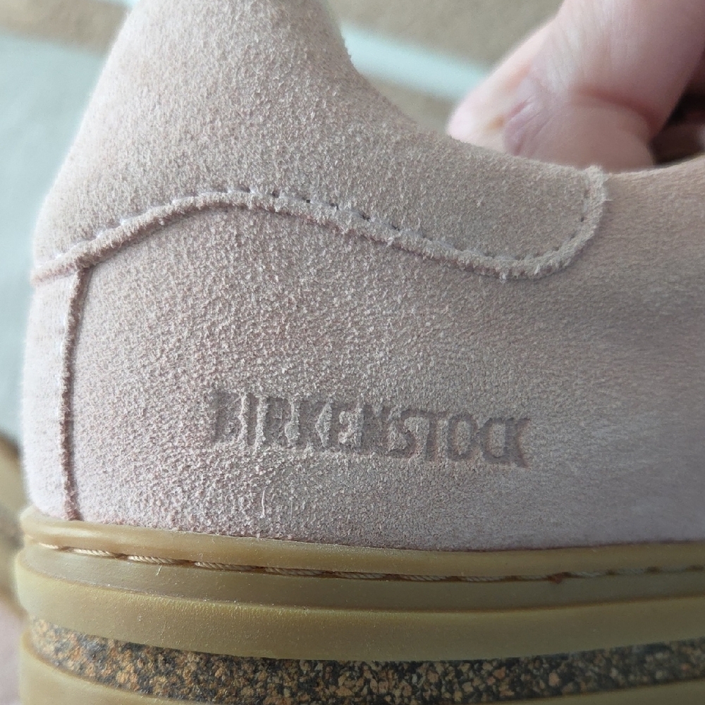 Birkenstock Bend Low Pink Suede Sneakers - Picture 2 of 10